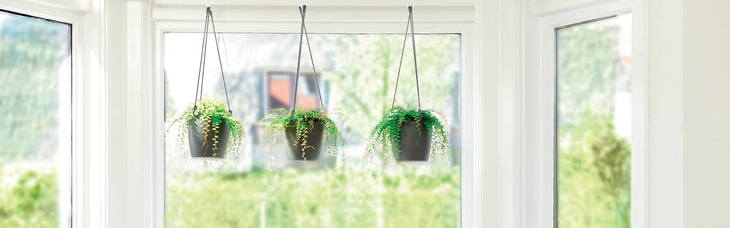 brussels hängeampel 18cm anthrazit